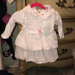 💓💓 Coco collection 3/6 month two piece dress.